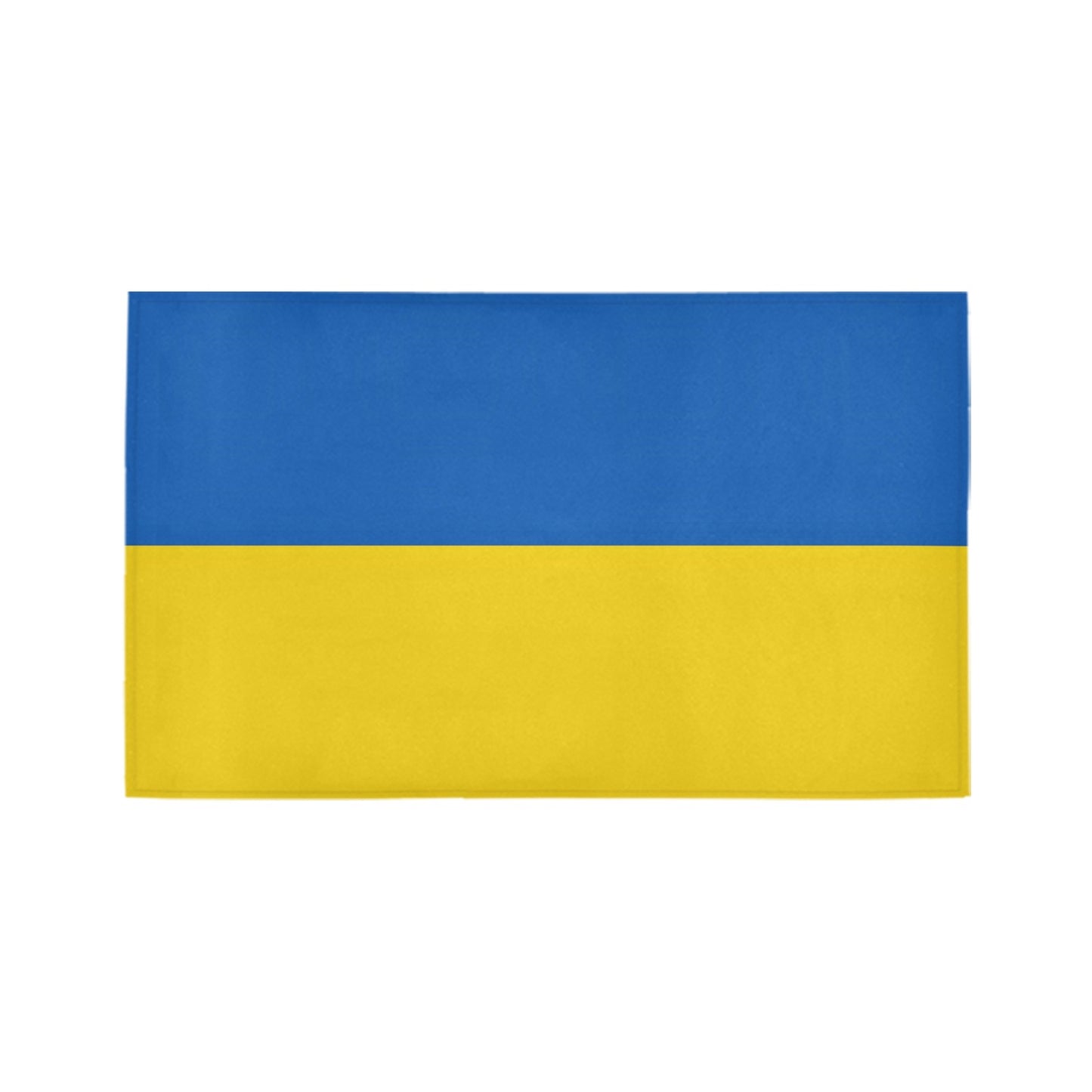 Ukraine Flag Inspired Doormat 30" x 18" (Sponge Material)