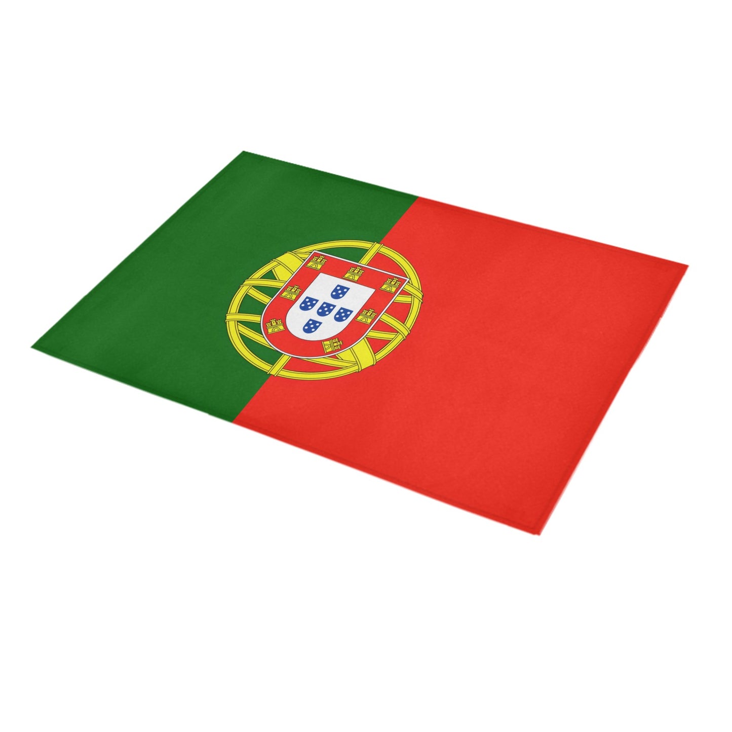 Portugal Flag Inspired Doormat 30" x 18" (Sponge Material)