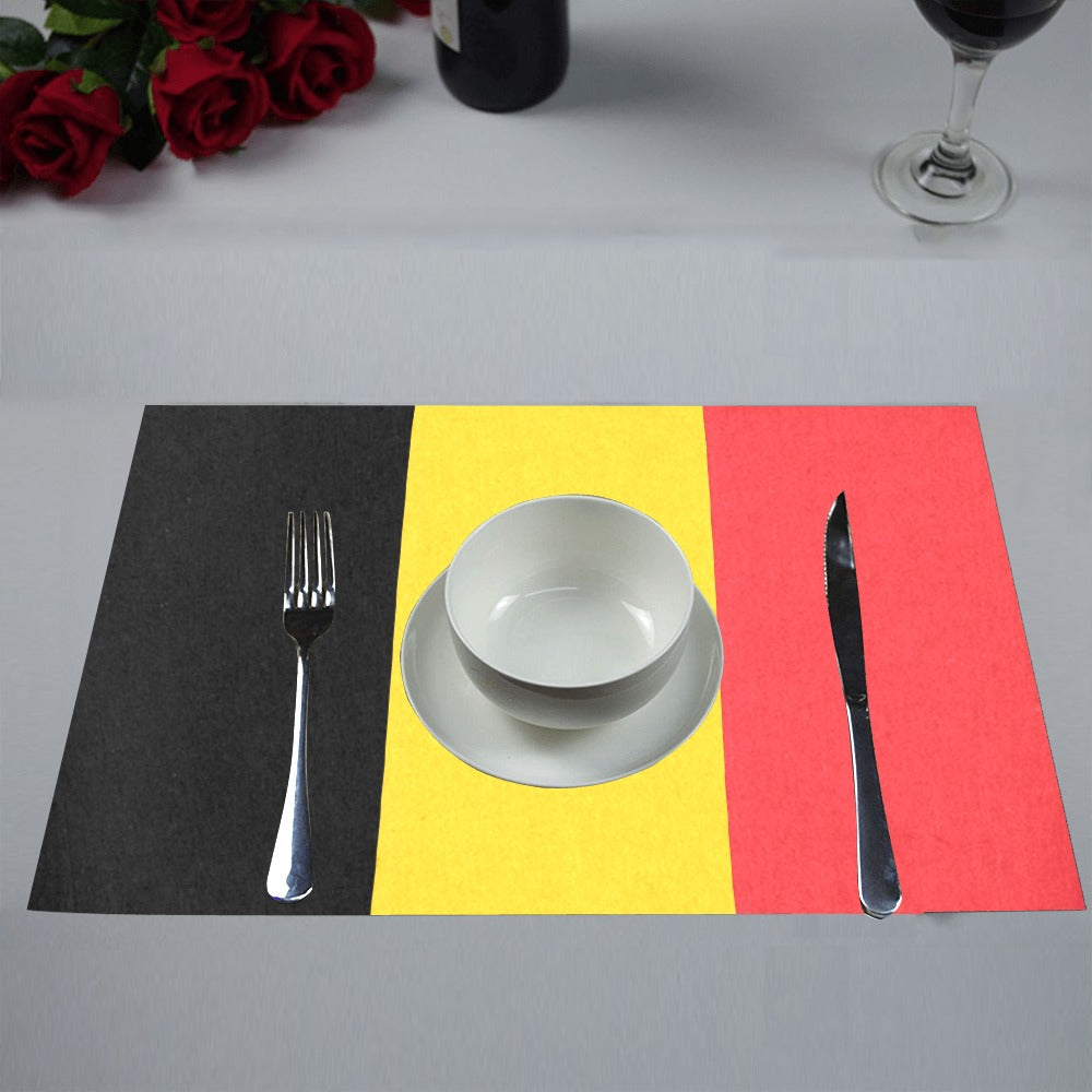 Belgium Flag Placemats 12" x 18" (Set of 6)