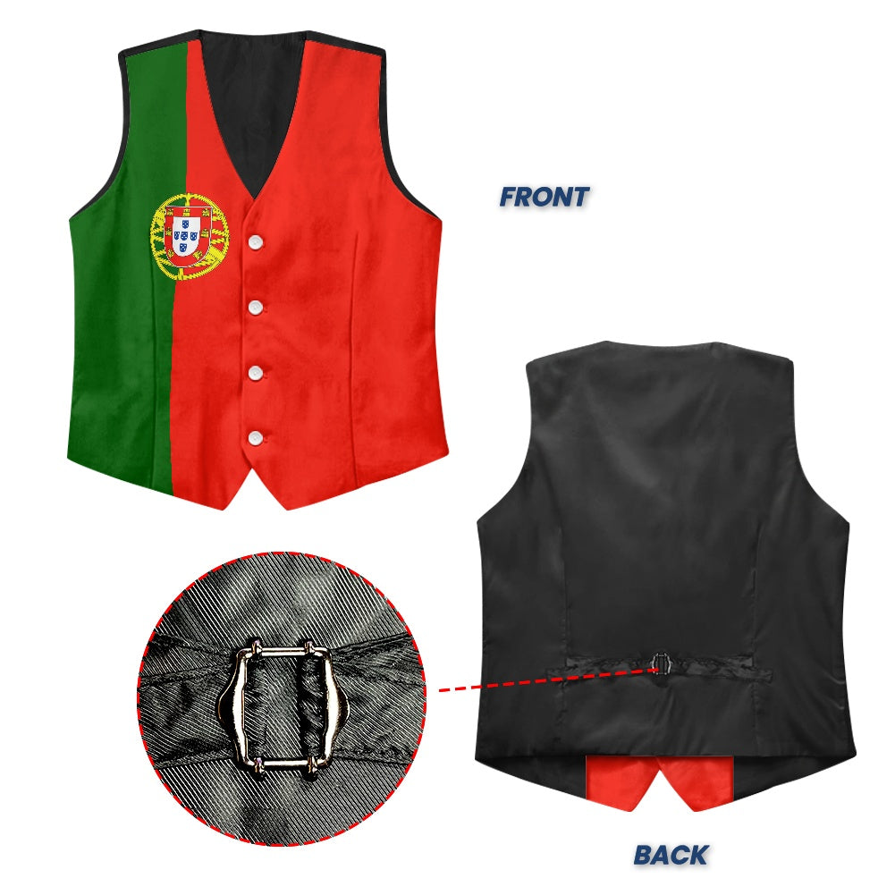 Portugal Flag Suit vest jacket