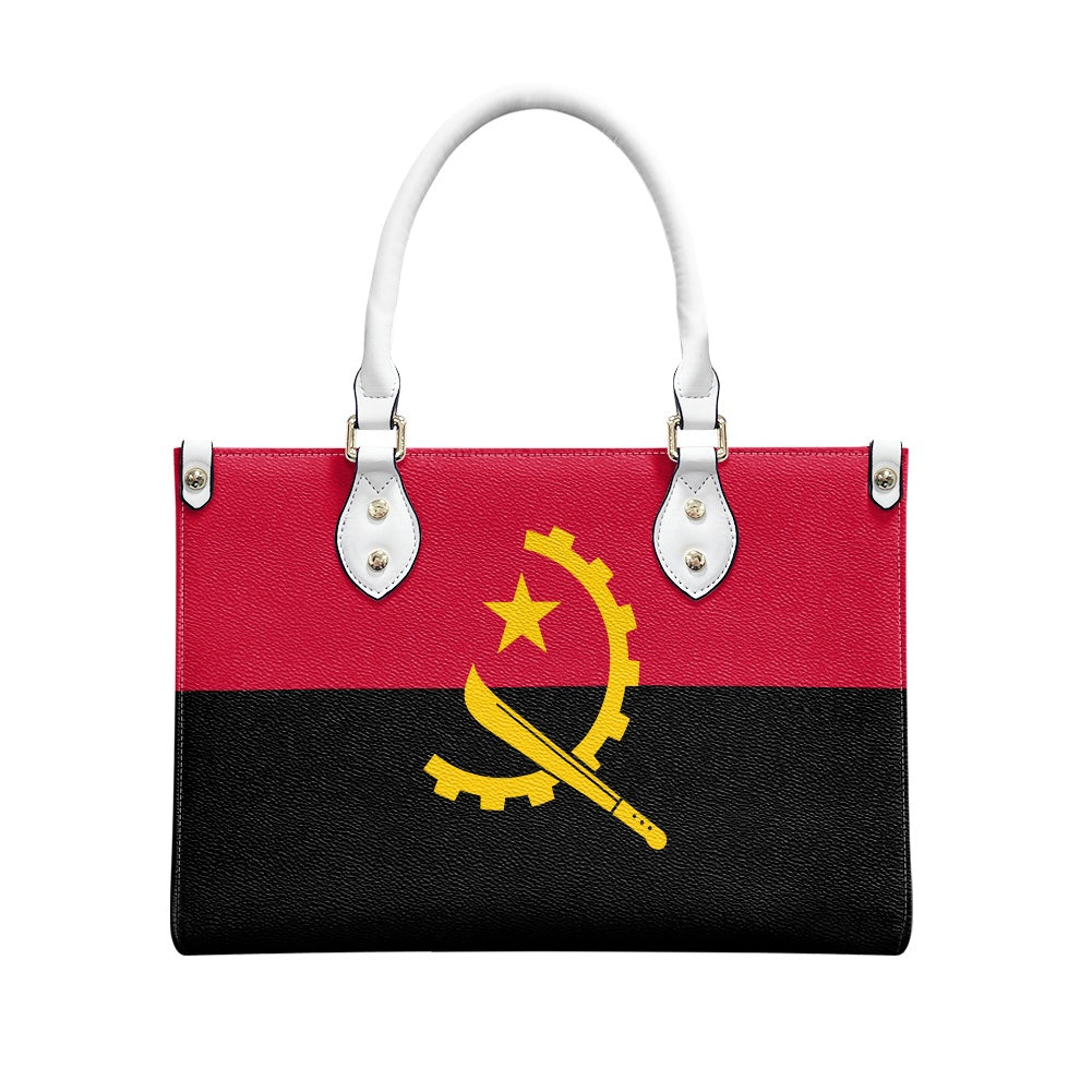 Luv My Flag handbag featuring Angola's national flag design.