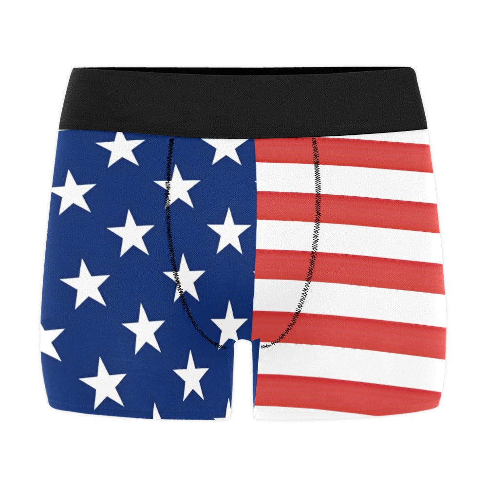 USA/American Flag Inspired Mens Boxer Briefs Made in the USA