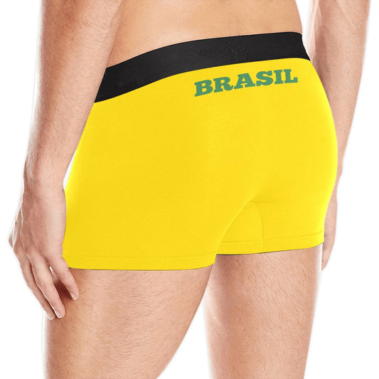 Brazil Flag Inspired Mens Boxer Briefs Made in the USA