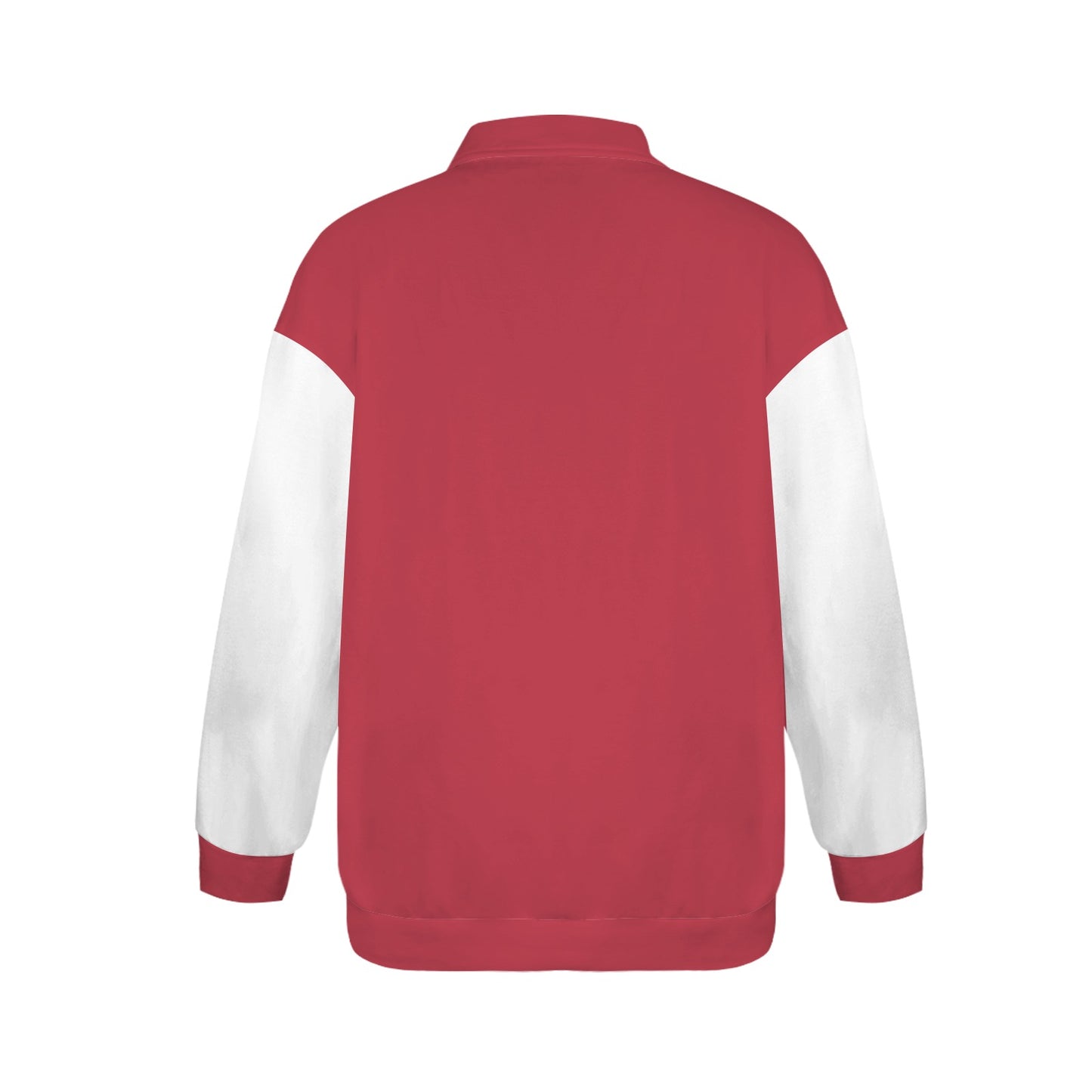 American Flag Heart Women's Quarter Zip Pullover Sweatshirt