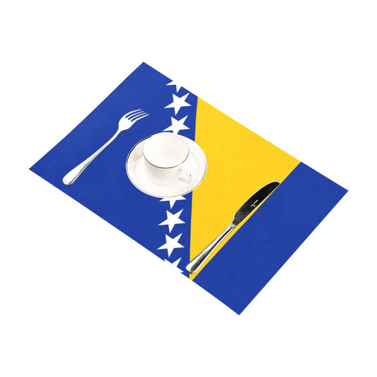 Bosnia and Herzegovina Flag Placemats 12" x 18" (Set of 6)