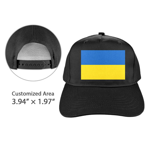 Ukraine Flag Baseball Cap (Made in USA)