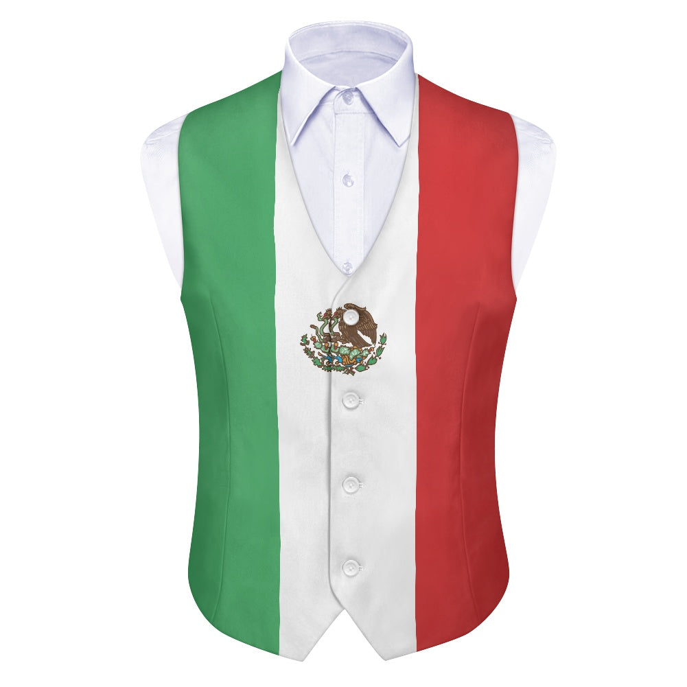 Mexico Flag Suit vest jacket