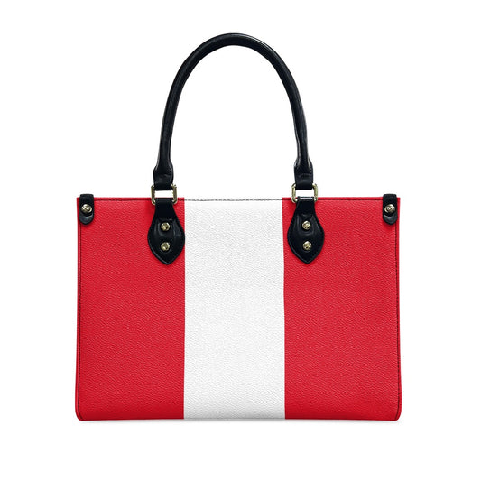 Peru Flag Bag With Chic Allure – PU Leather Purse That Feels So Pure - Luv My Flag