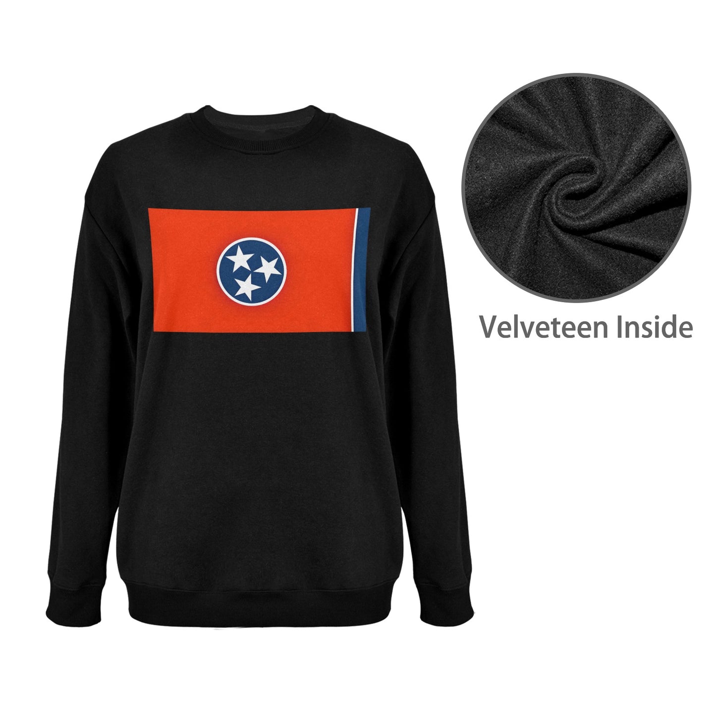 Tennessee Flag Unisex Fleece Sweatshirt (Made in the USA)