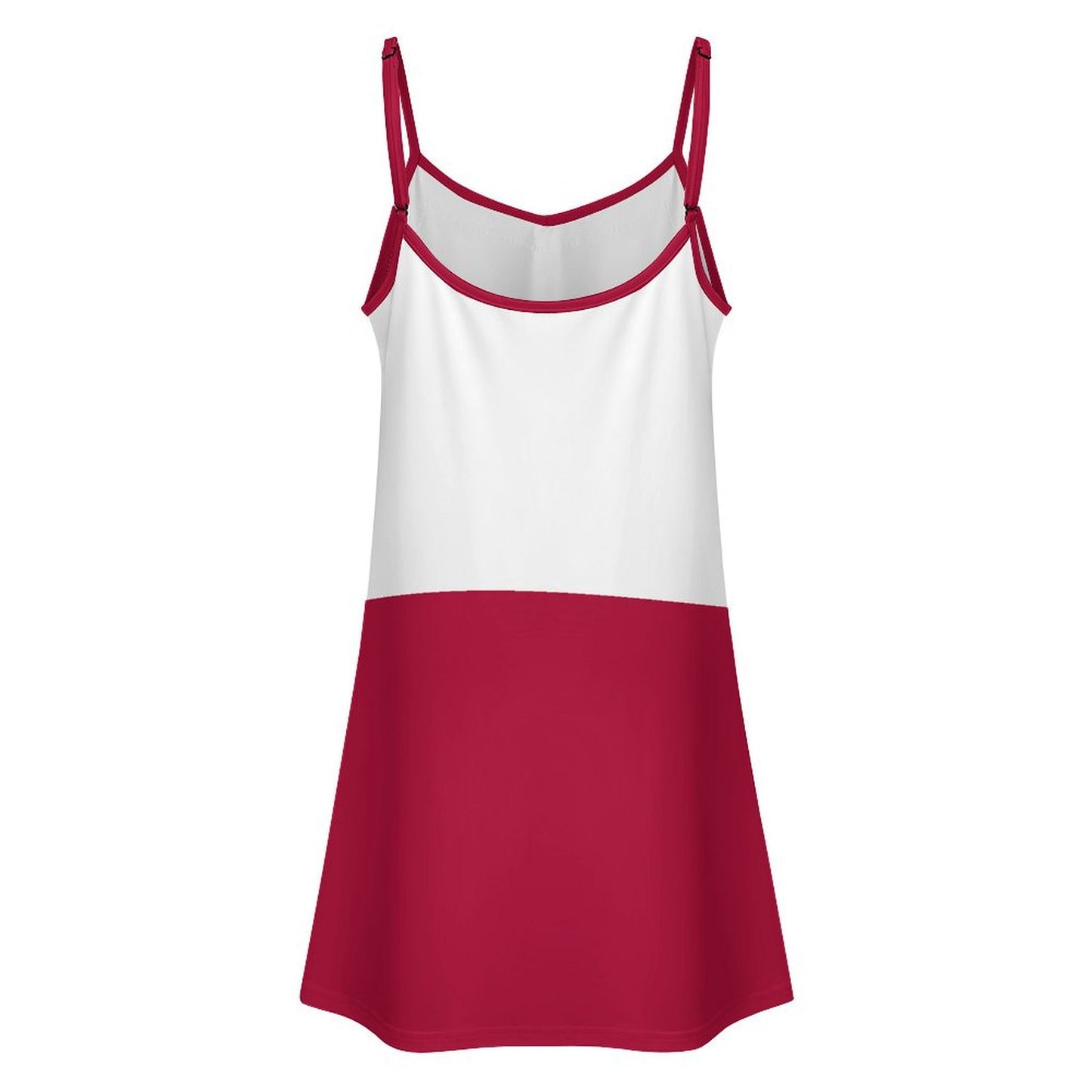 California Flag Inspired Lace Trim Camisole Nightgown