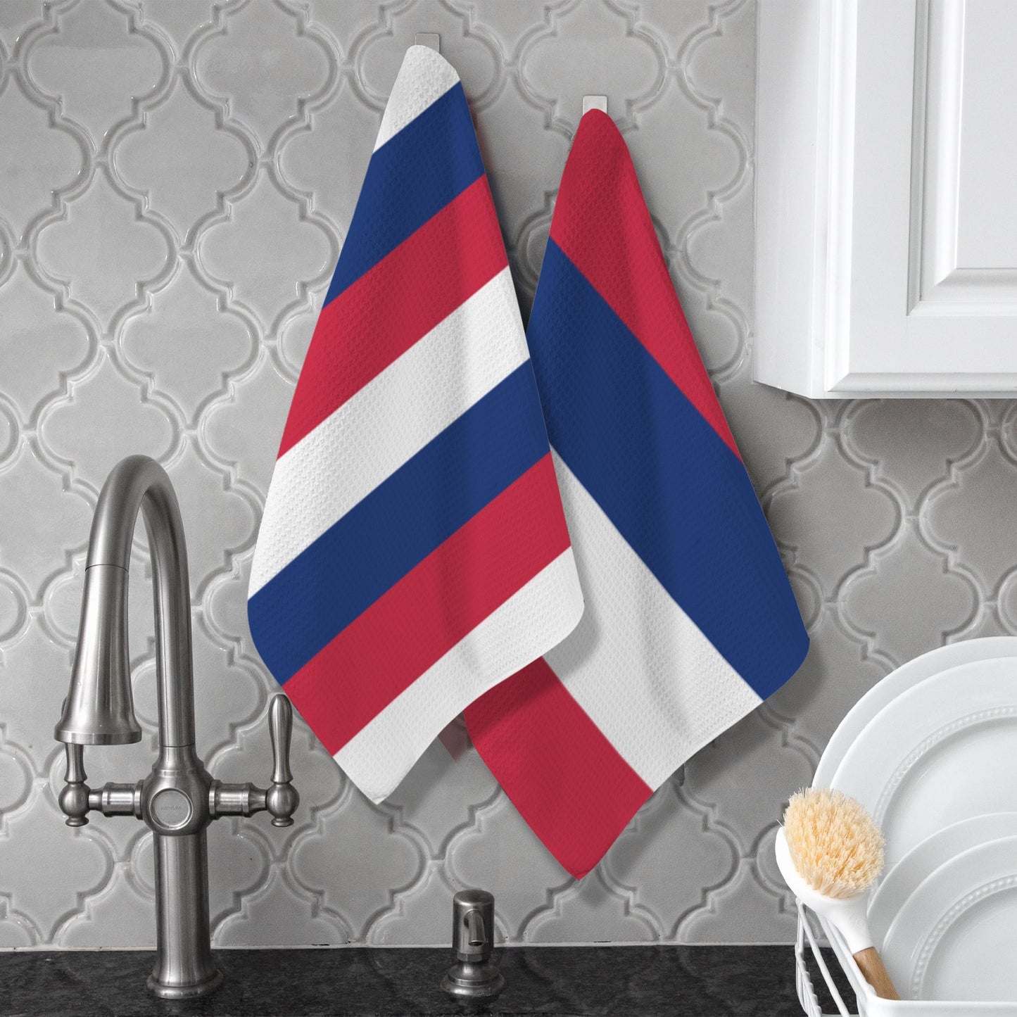 Hawaii Flag Inspired Kitchen Towel 40X60cm (Pack of 2) (Made in the USA)