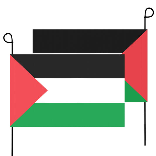 Luv My Flag garden flags: Palestine design with bold colors.