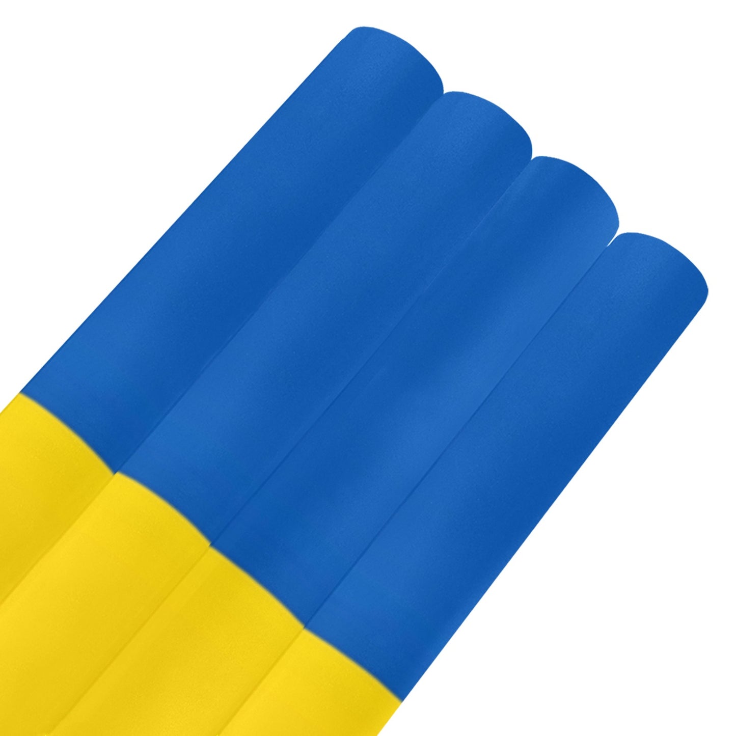 Ukraine Flag Inspired Custom Gift Wrapping Paper 58"x 22.5" (4 Rolls)