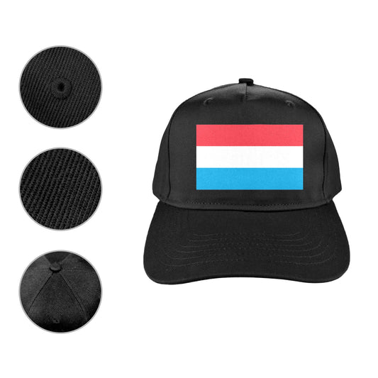 Luxembourg Flag Inspired Baseball Cap | Printed in the USA