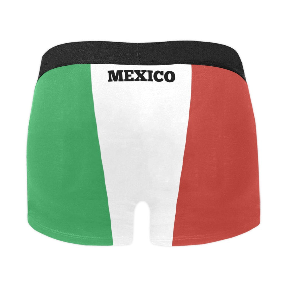 Mexico Flag Inspired Mens Boxer Briefs Made in the USA