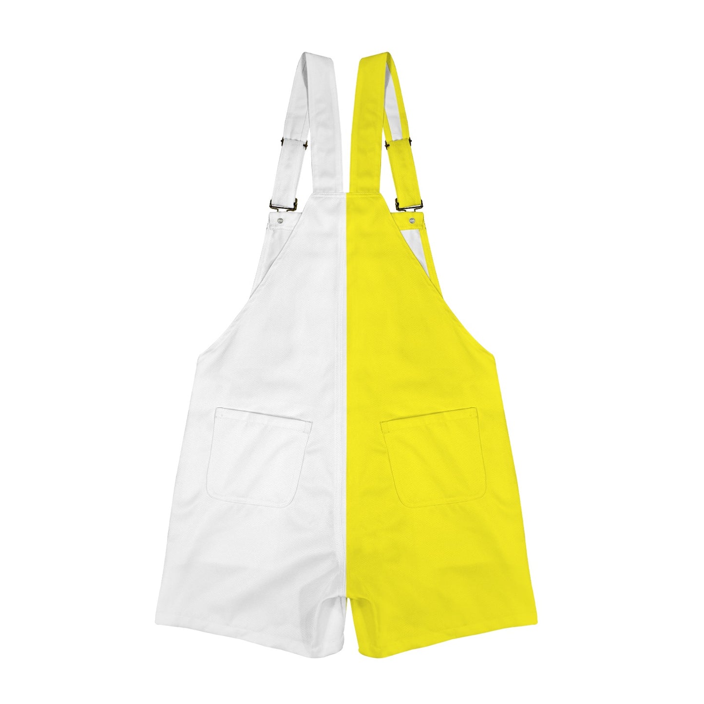 Vatican City Flag Inspired Unisex Suspender Overalls