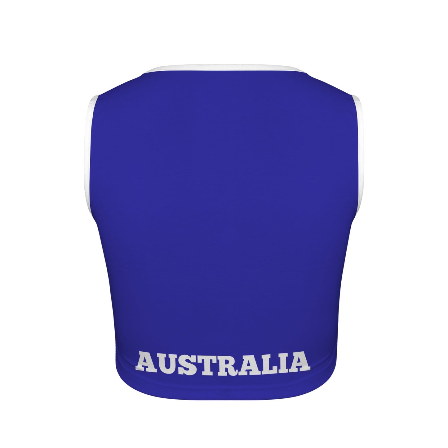 Australia Flag Inspired Square Neck Crop Tank Tops