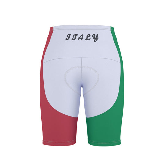 Italy Flag Inspired Men’s Cycling Shorts