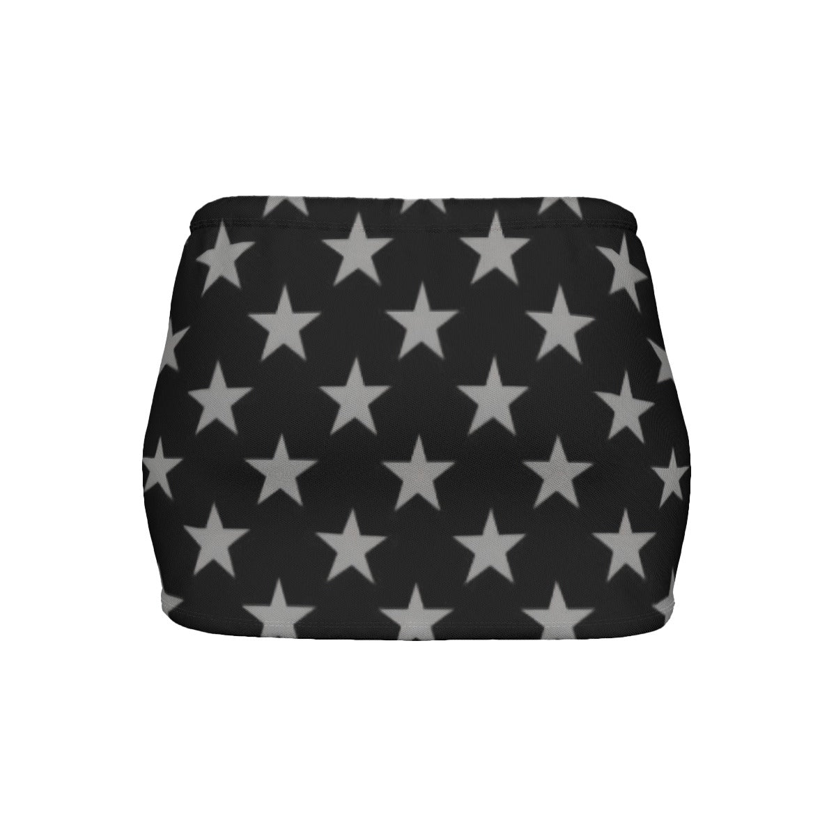 Thin Blue Line Flag Inspired Snake Women’s Slinky Micro Mini Skirt