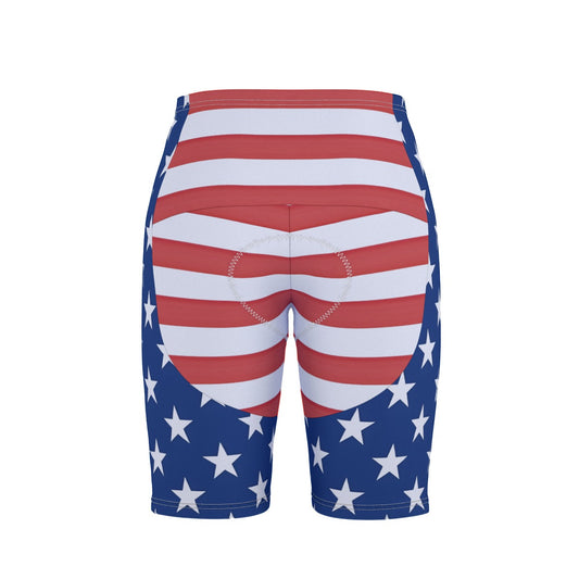 USA/American Flag Inspired Men’s Cycling Shorts Style-3