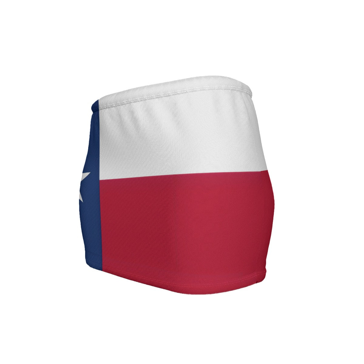Texas Flag Inspired Women’s Slinky Micro Mini Skirt