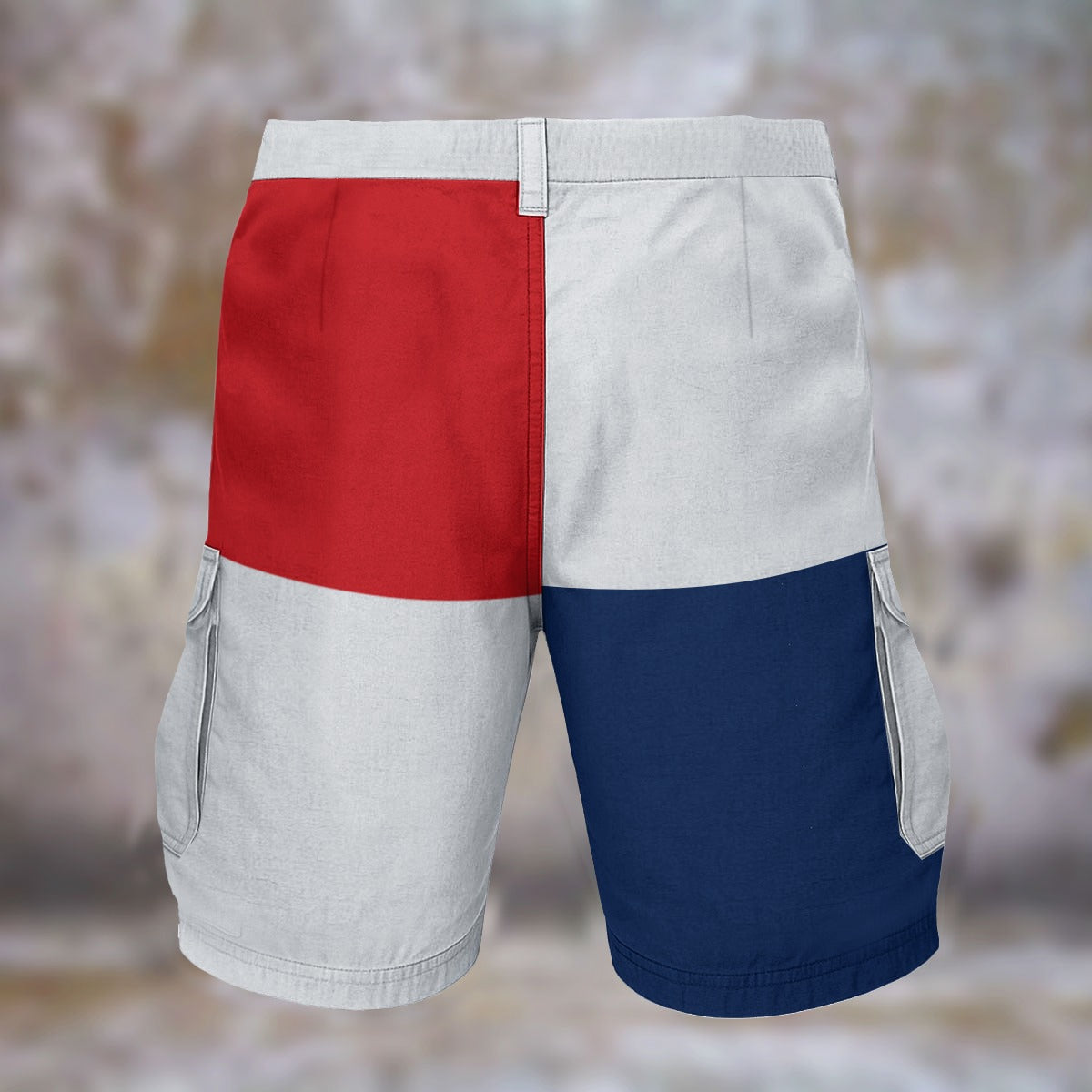 Panama Flag Inspired Men’s Cargo Shorts