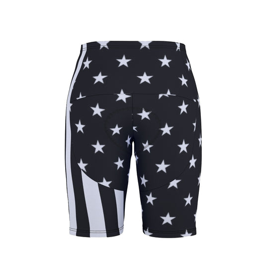 Thin Blue Line Flag Inspired Men’s Cycling Shorts