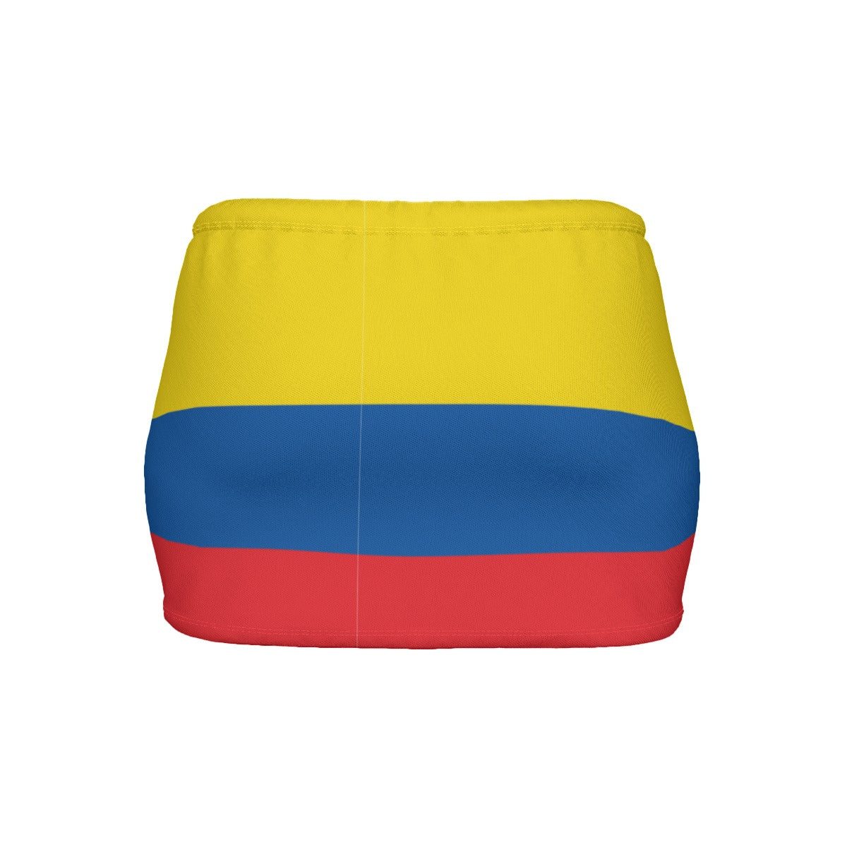 Ecuador Flag Inspired Women’s Slinky Micro Mini Skirt