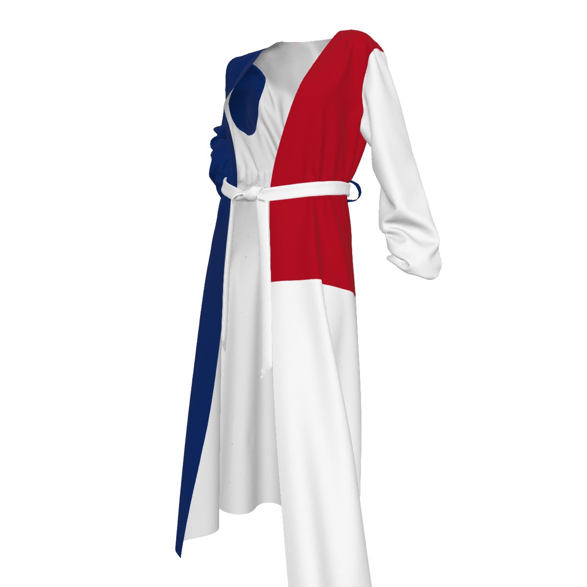 Texas Flag Inspired Women’s Lace-up Chiffon Robe