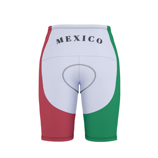 Mexico Flag Inspired Men’s Cycling Shorts