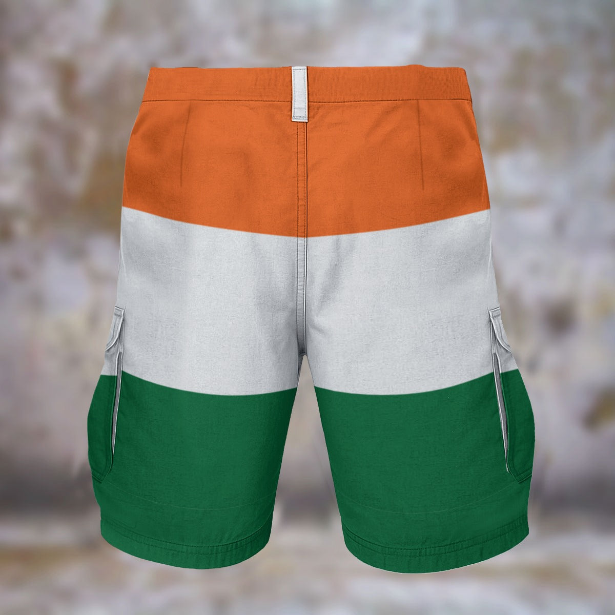 India Flag Inspired Men’s Cargo Shorts