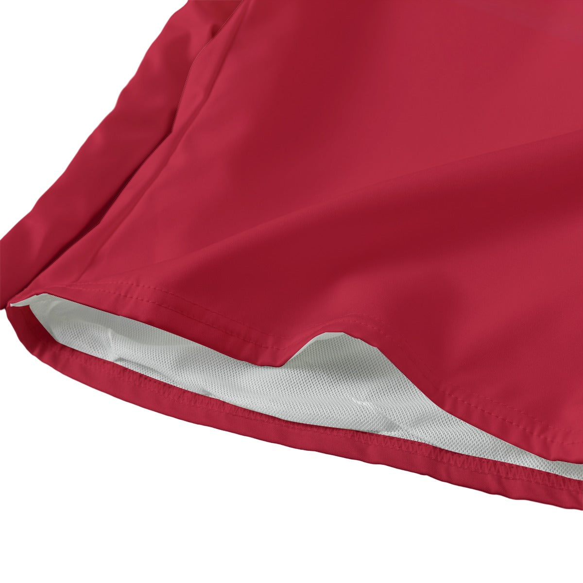 Red fabric with white lining by Luv My Flag brand.