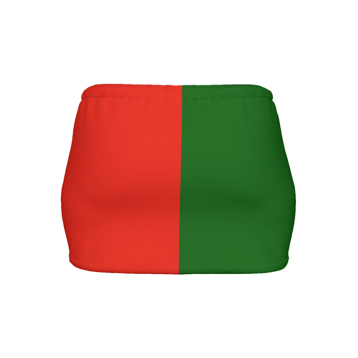 Portugal Flag Inspired Women’s Slinky Micro Mini Skirt
