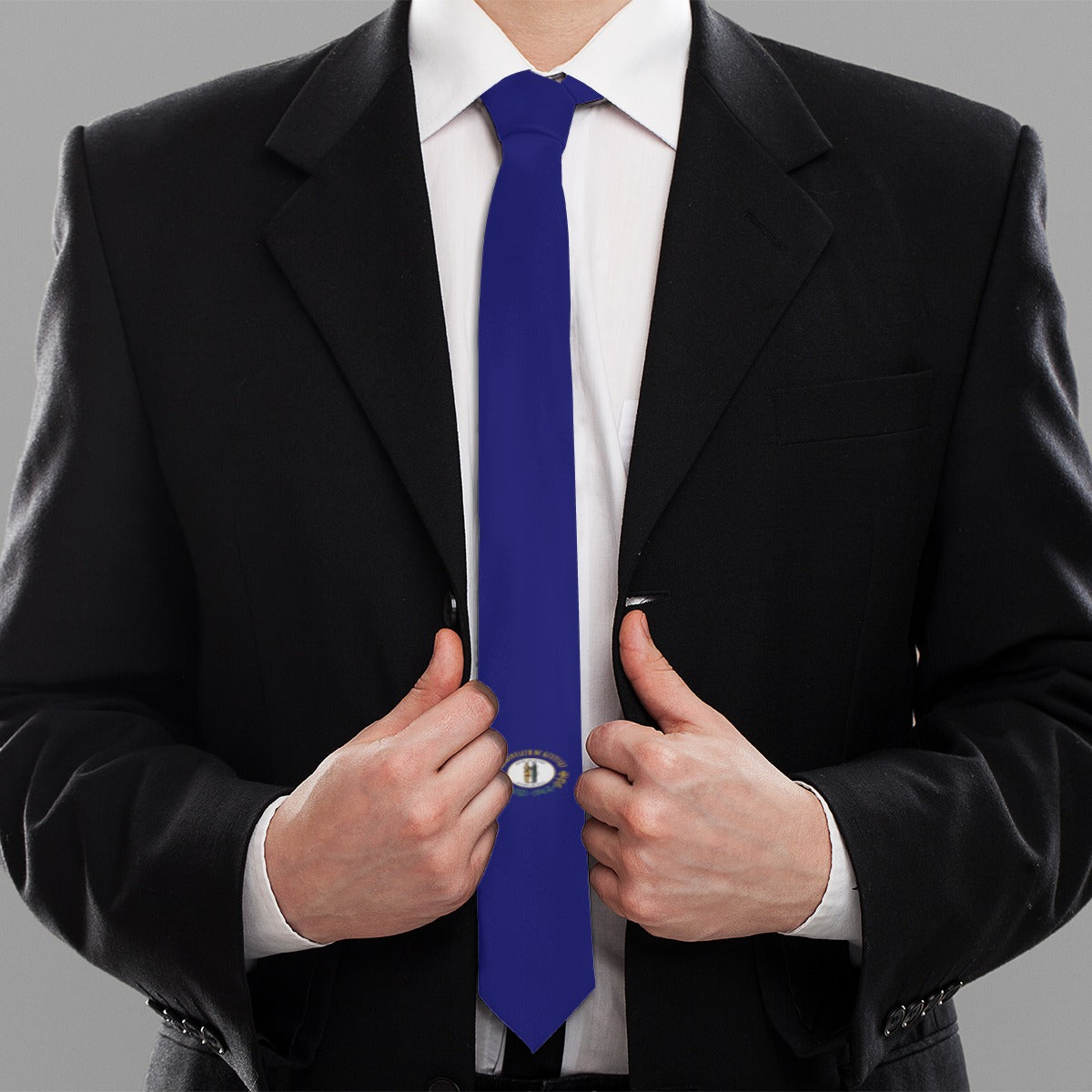 Kentucky State Flag Inspired Necktie for Charismatic Formal Style