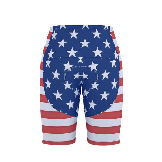 USA/American Flag Inspired Men’s Cycling Shorts Style-4