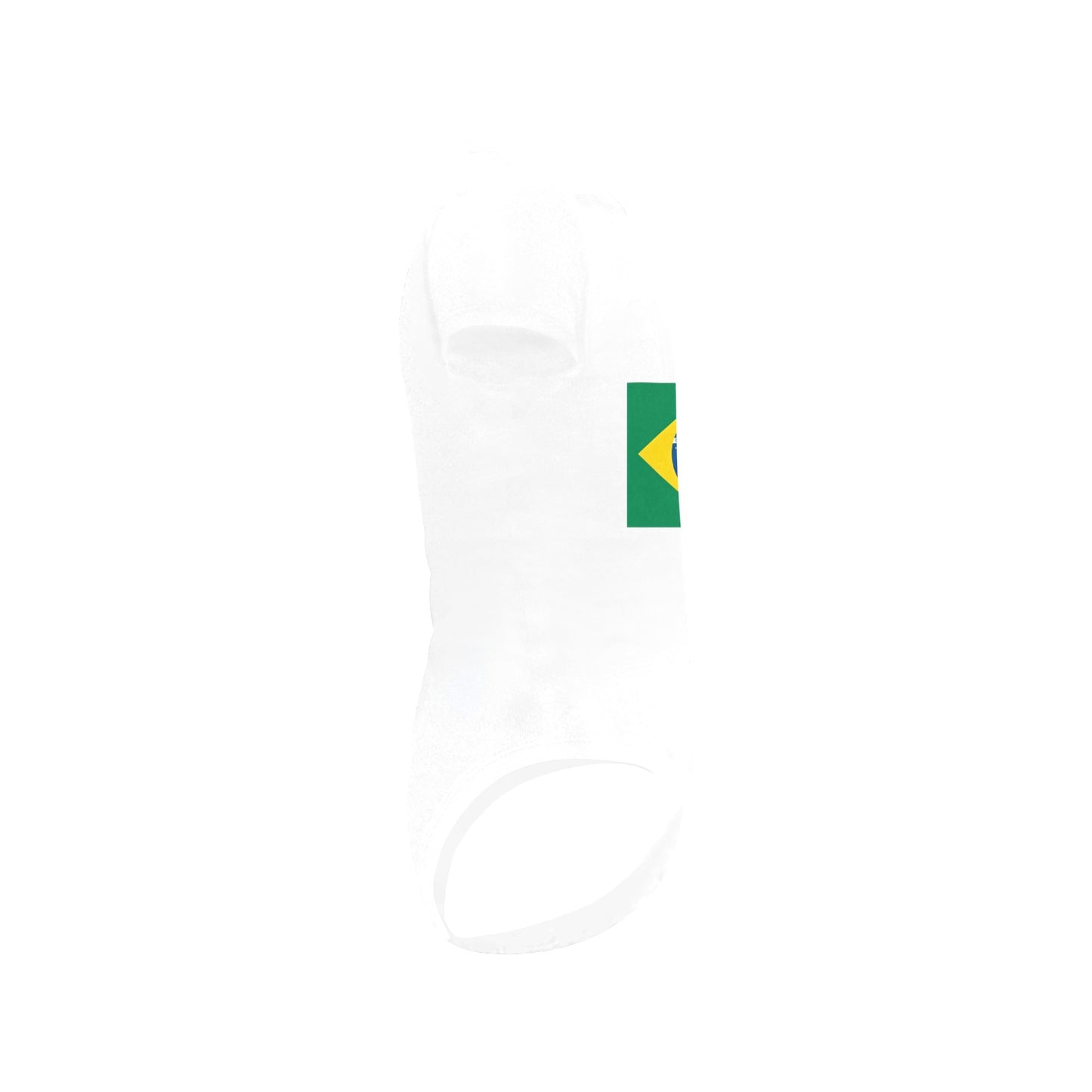 Brazil Flag Baby Short Sleeve Unisex Bodysuits(Made in USA)