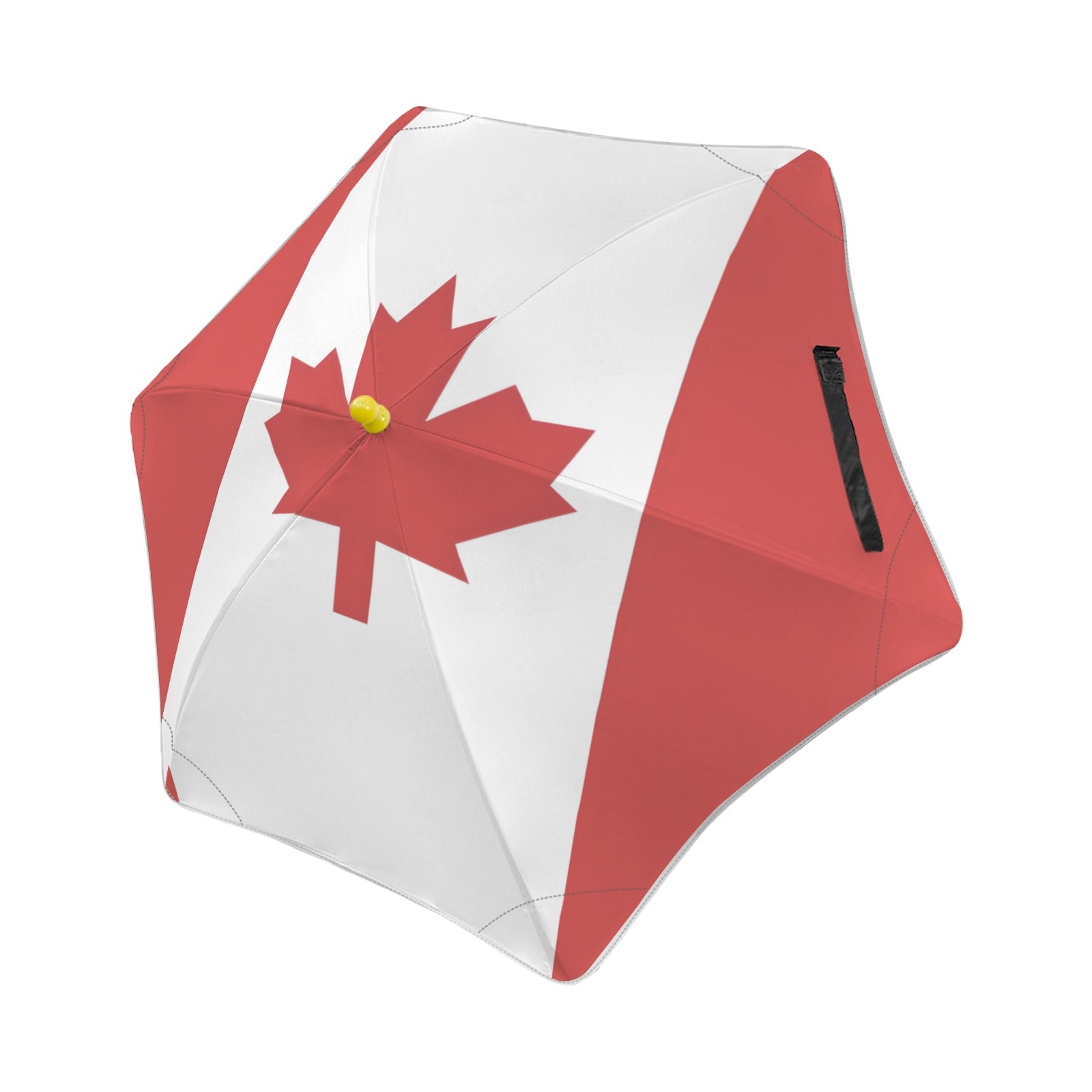 Canada Flag Inspired Kids Safe Round Corner Umbrella
