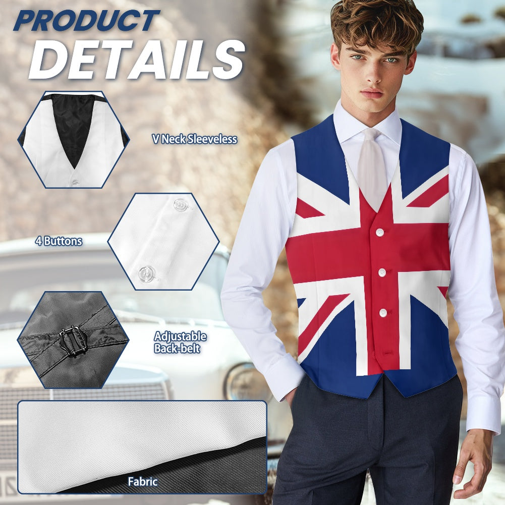 UK/Great Britain Flag Suit vest jacket