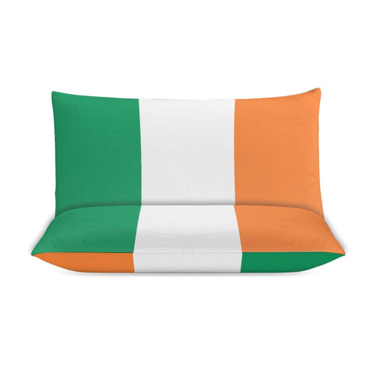 Ireland Flag Inspired 3-Piece Bedding Set (1 Duvet Cover + 2 Pillow Shams) – 102"×90"