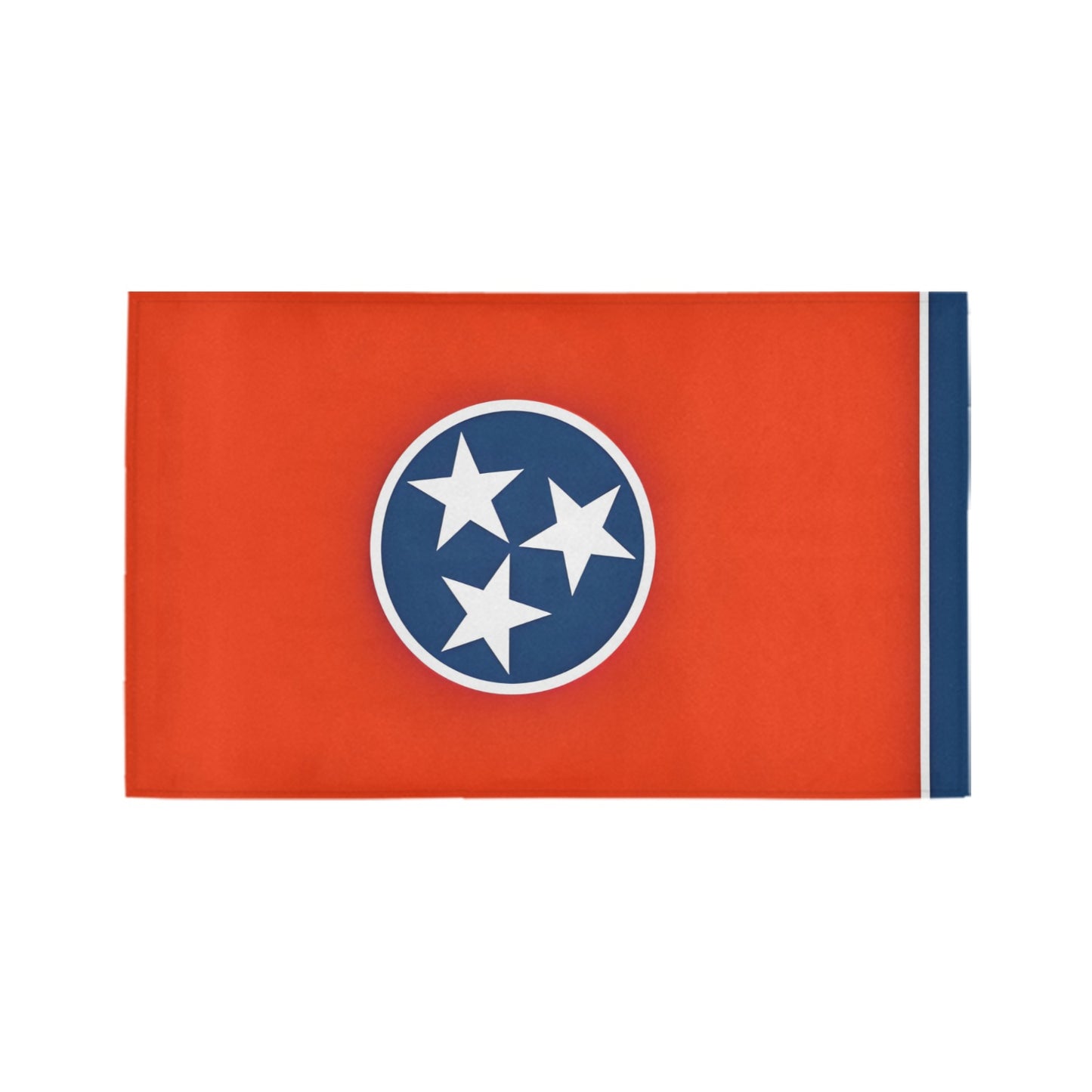 Tennessee Flag Inspired Doormat 30" x 18" (Sponge Material)