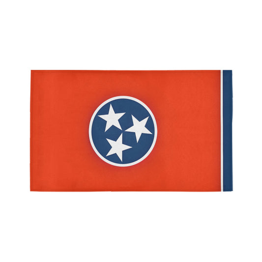 Tennessee Flag Inspired Doormat 30" x 18" (Sponge Material)