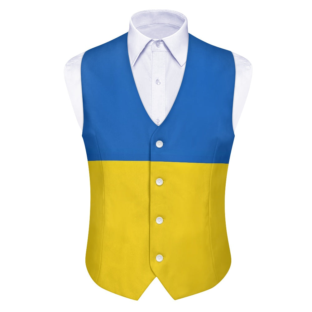 Ukraine Flag Suit vest jacket