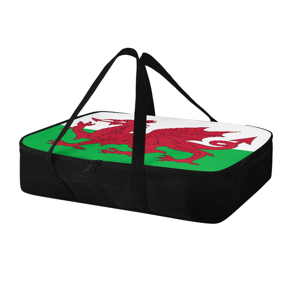 Wales Flag Inspired Insulated Casserole Carrier – Durable Hot & Cold Food Bag