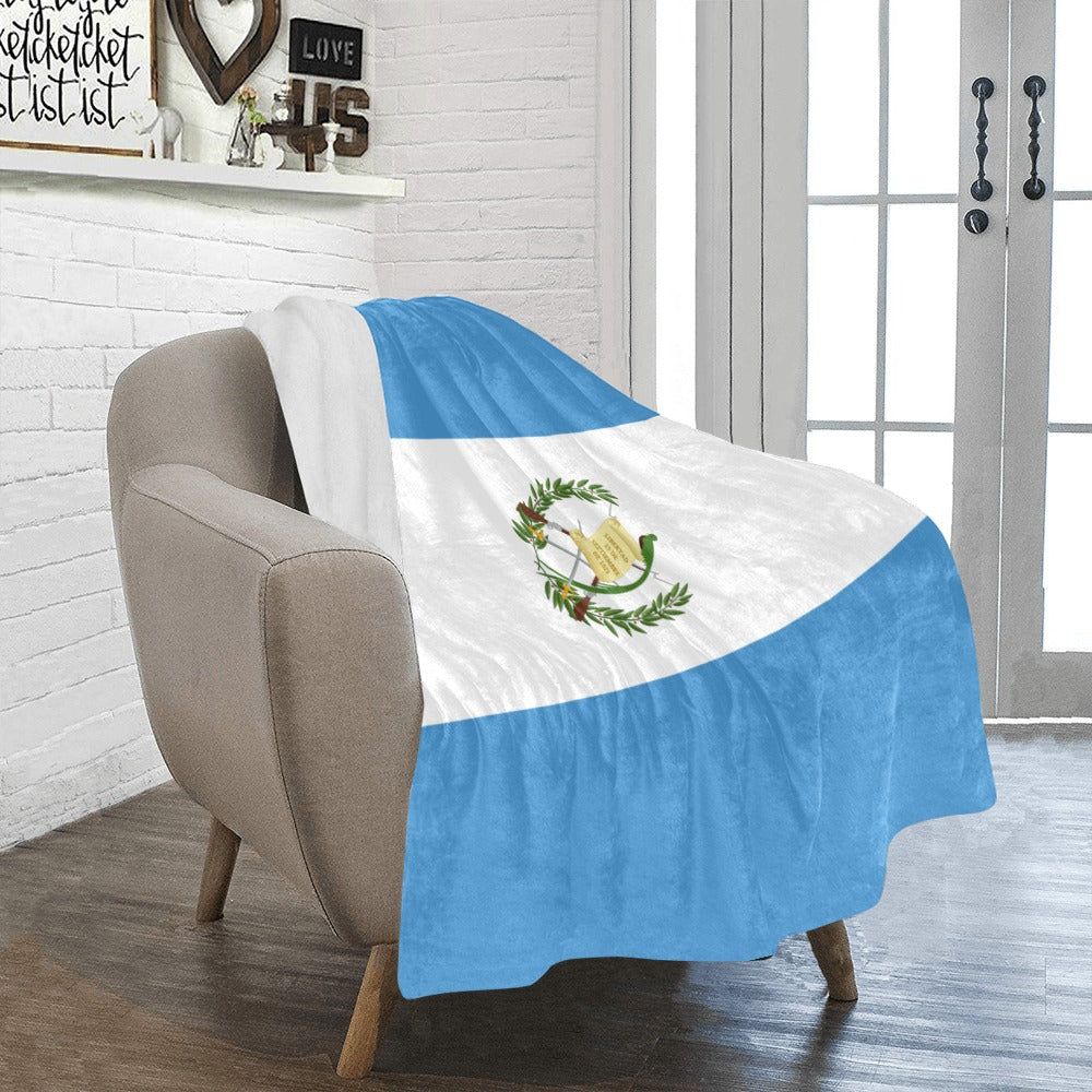Cozy throw with Guatemala flag by Luv My Flag.