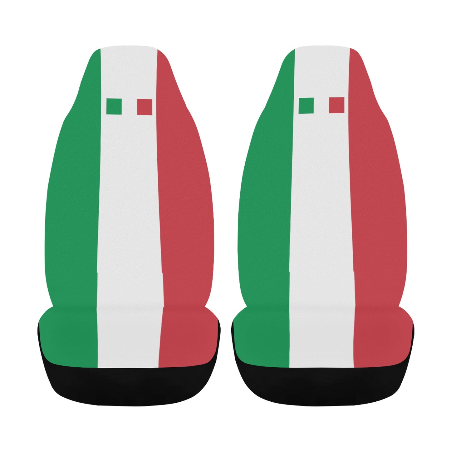 Italy Flag Car Seat Cover Airbag Compatible(Set of 2)