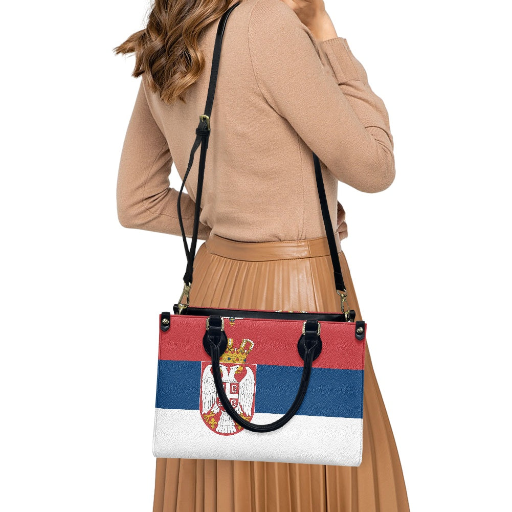 Serbia Ladies PU handbag - Luv My Flag
