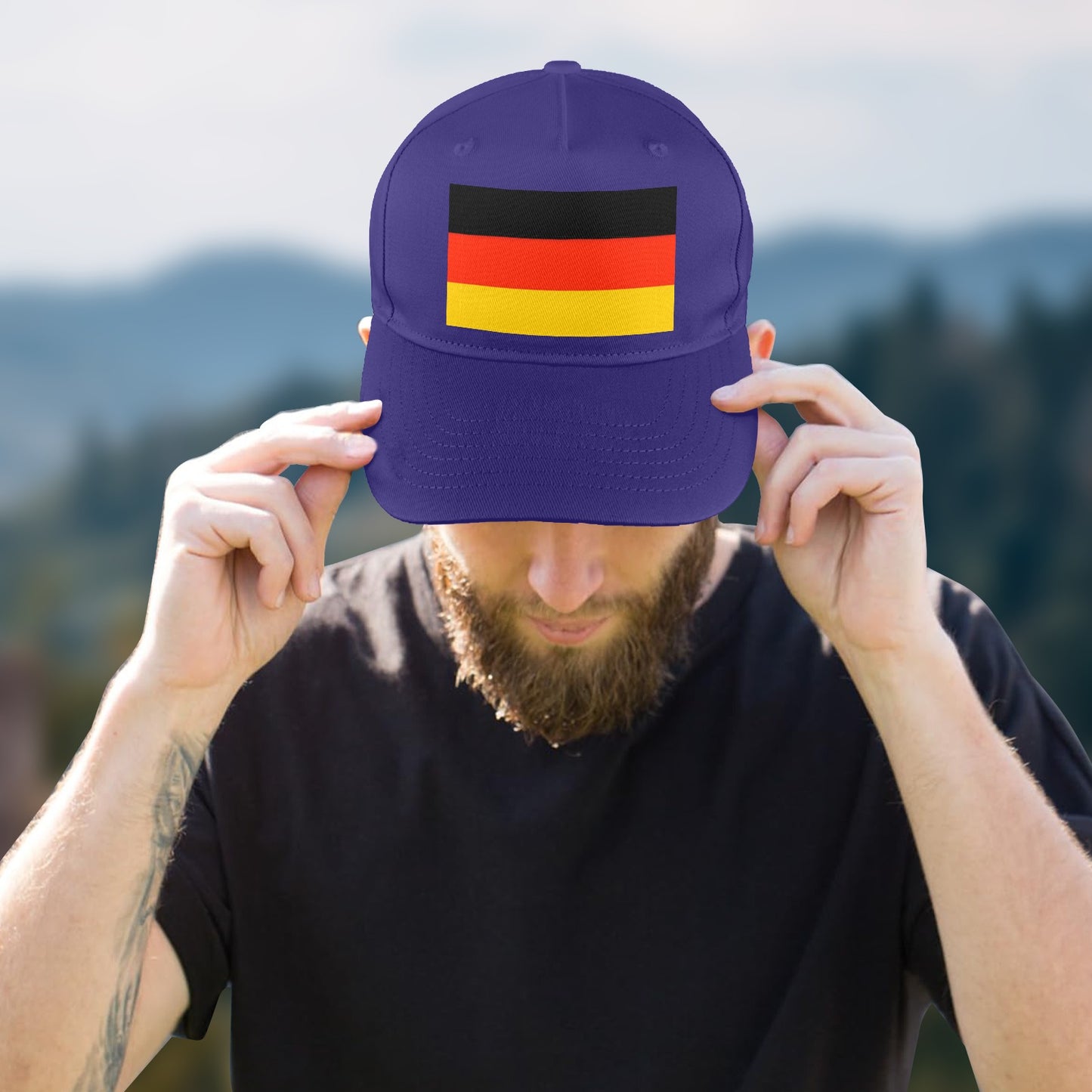 Germany Flag Baseball Cap (Made in USA)