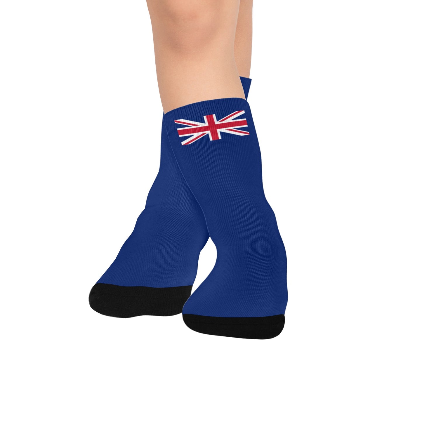 UK/Great Britain Flag Inspired Kid's Custom Socks (Made in the USA)