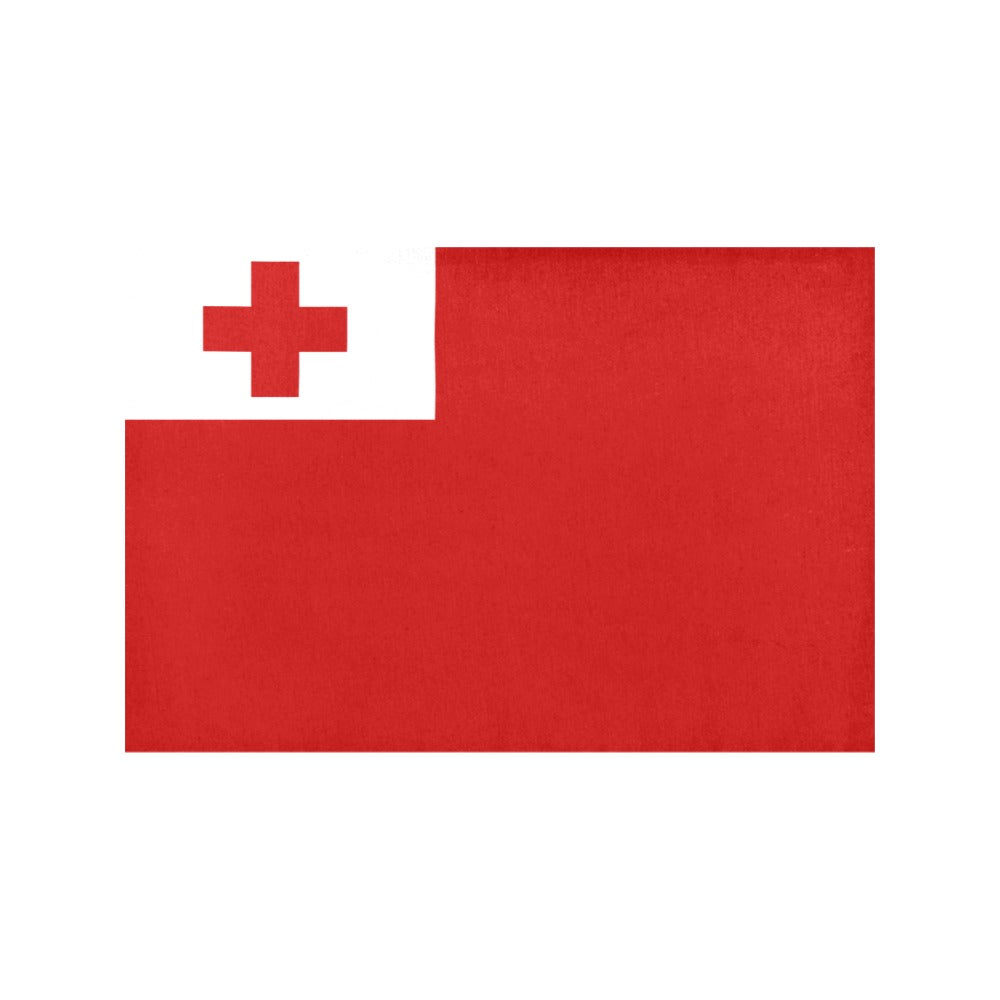 Tonga Flag Placemats 12" x 18" (Set of 6)