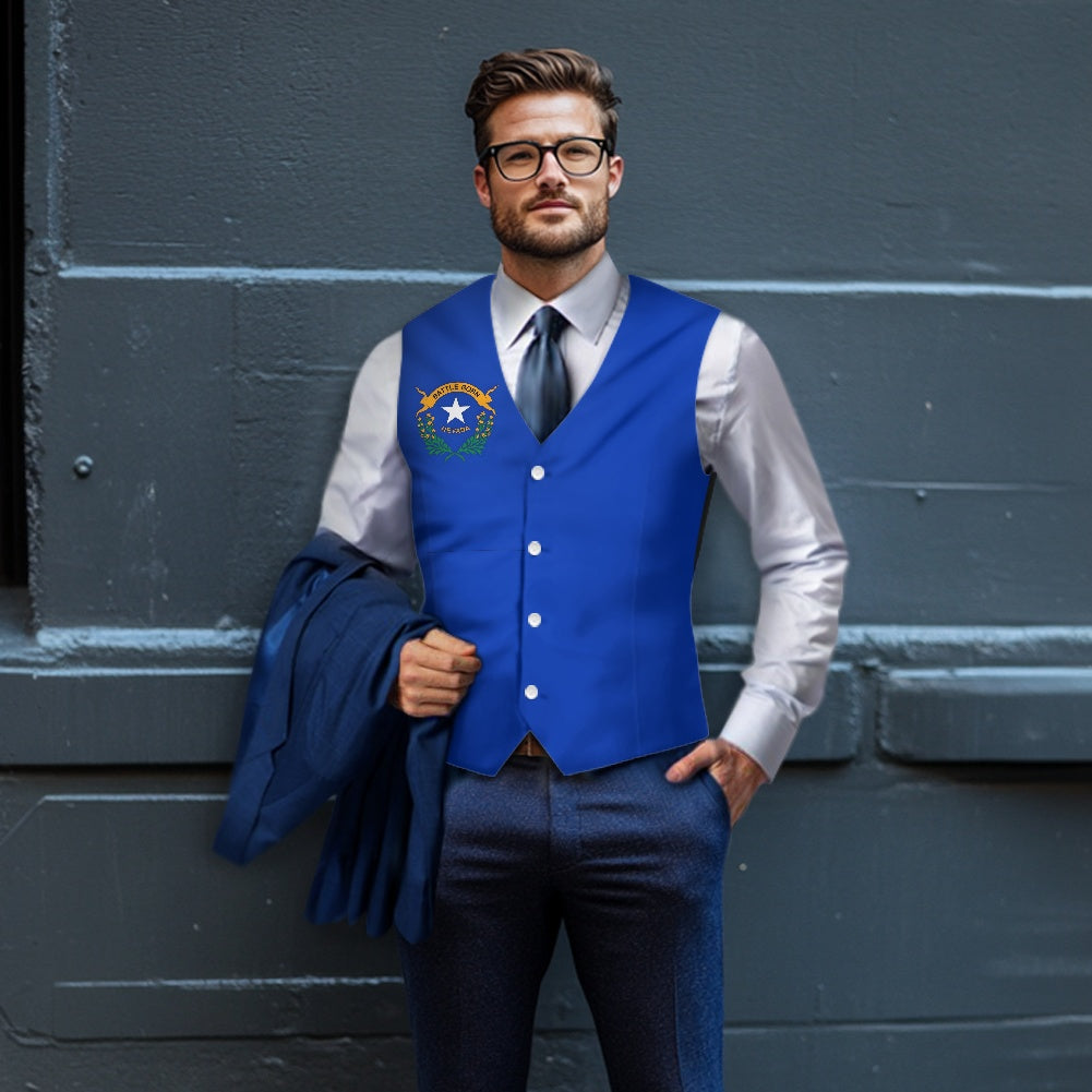 Nevada Flag Suit vest jacket
